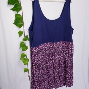 Torrid Navy and floral summer tank dress!
